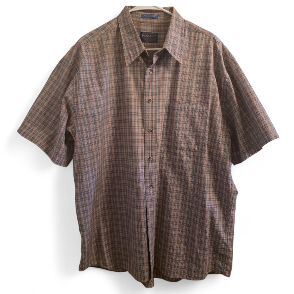 Pendleton Men's Brown Plaid Shirt